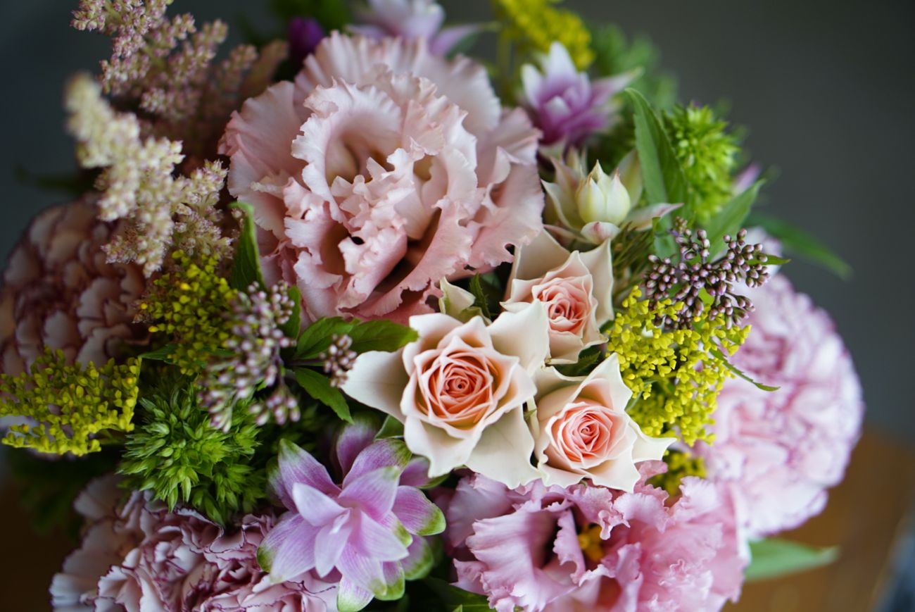 lisianthus, quiet pink